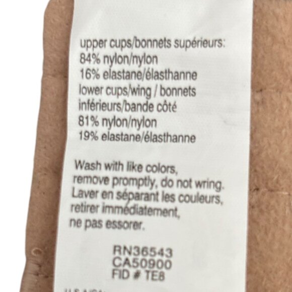 WARNERS Blissful Benefits Smooth Look Underwire Lightly Lined T-Shirt Bra Sz 38D - Picture 6 of 6